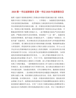 2024第一书记述职报告【第一书记2024年述职报告】 