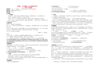 高中历史 专题六 古代希腊、罗马的政治文明三 罗马人的法律教学案（教师用） 人民版必修1