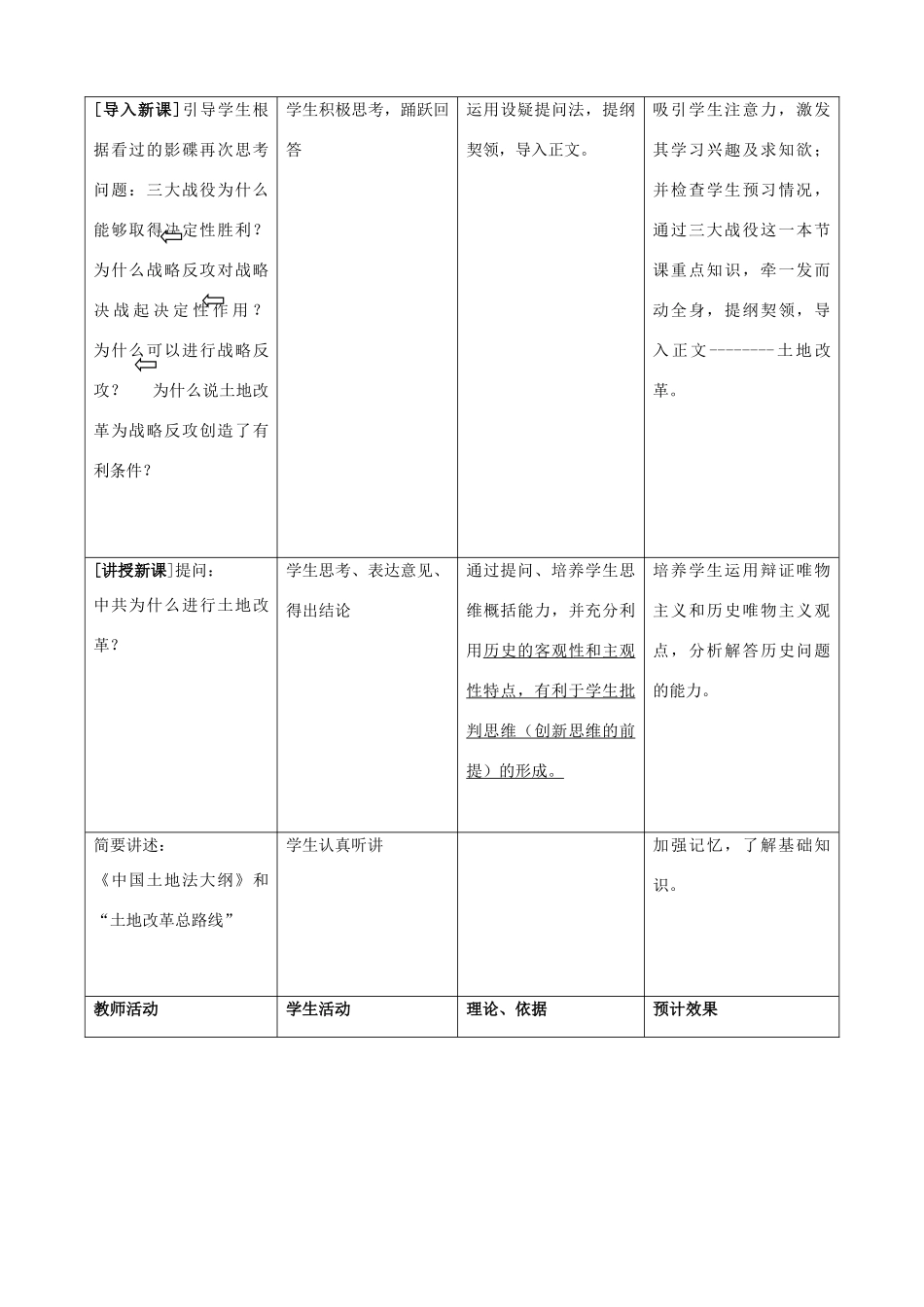 泉州市高一历史第三节解放战争的胜利发展教学案_第2页