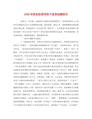 2024年度党组领导班子述责述廉报告 