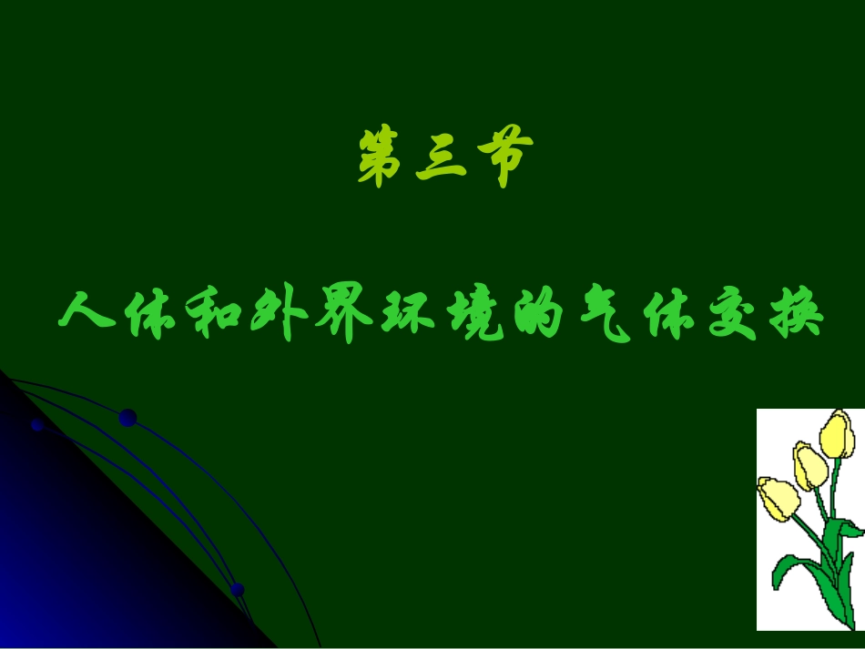 人体和外界环境的气体交换_第1页