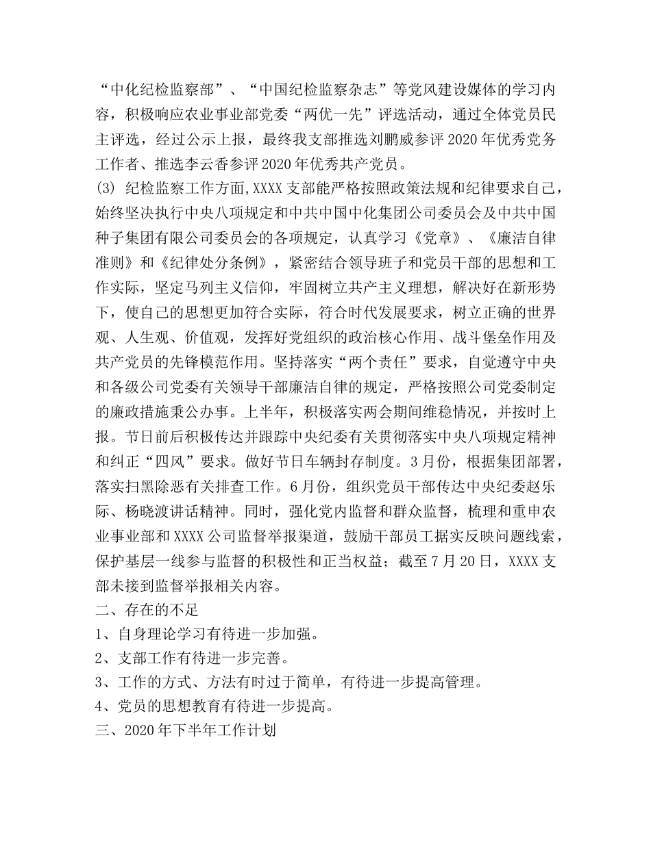 2024年公司党支部书记述职报告（定稿） _第3页