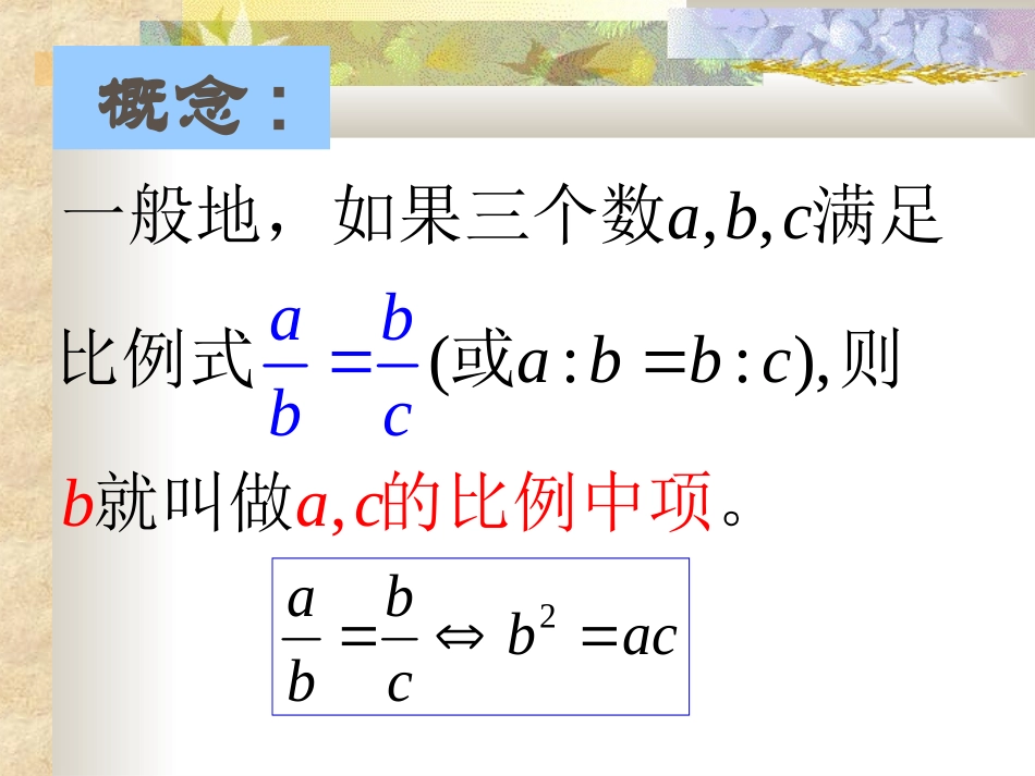 比例线段课件_第2页