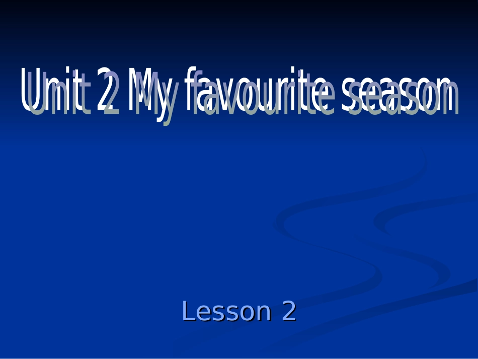五年级下册Unit2Lesson2_第1页