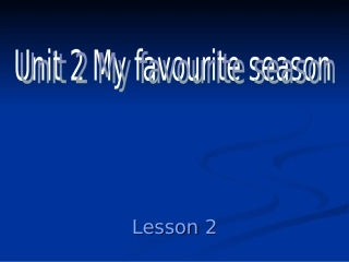 五年级下册Unit2Lesson2