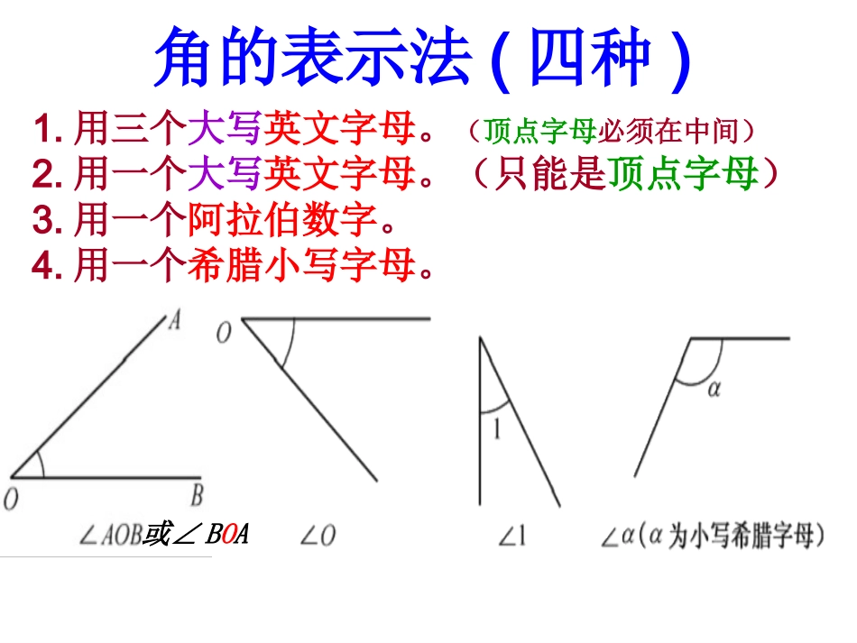 数学：46角-461角的概念课件（华师大版七年级上）_第3页