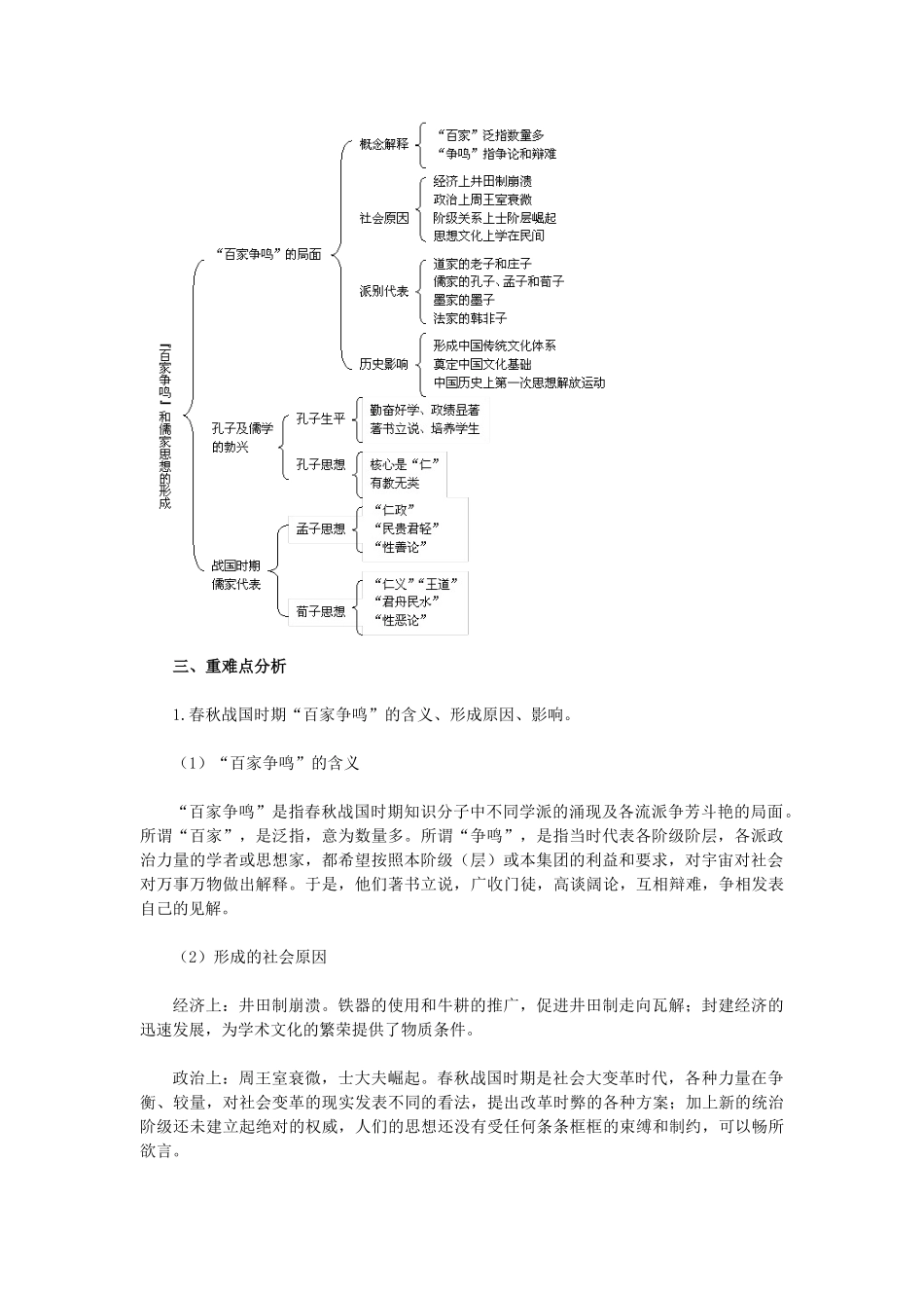 高中历史《百家争鸣》学案4 人民版必修3_第2页