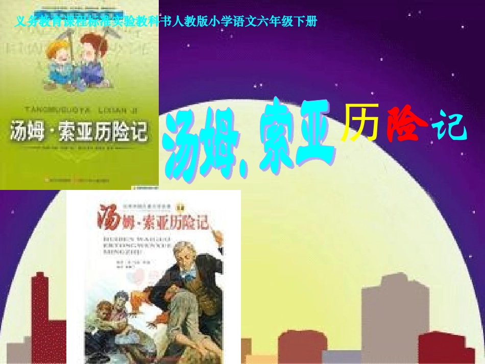 《汤姆。索亚历险记》课件_第1页