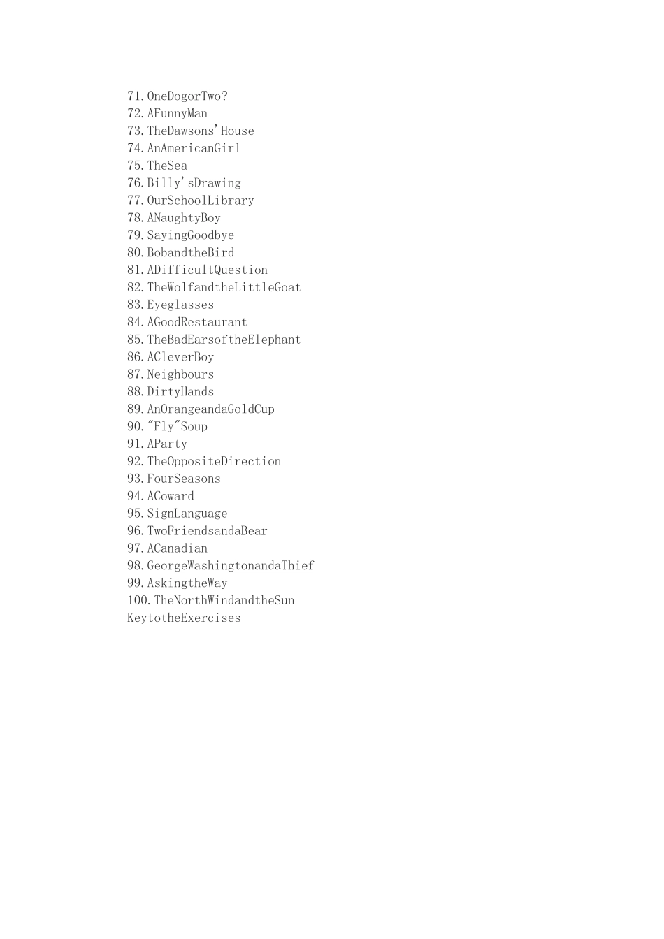 小学英语阅读100篇_第3页