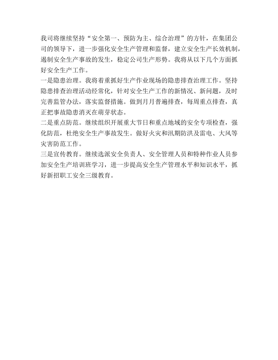 2024年安全生产标准化总经理述职报告 _第3页
