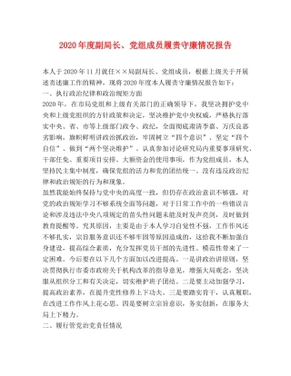 2024年度副局长、党组成员履责守廉情况报告 