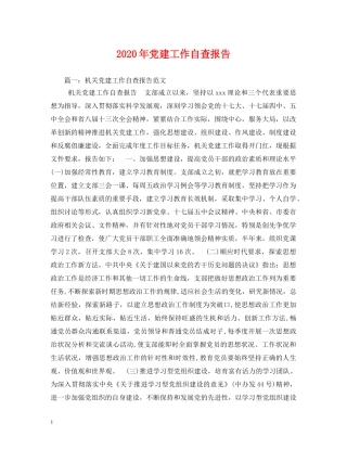 2024年党建工作自查报告 (000001)