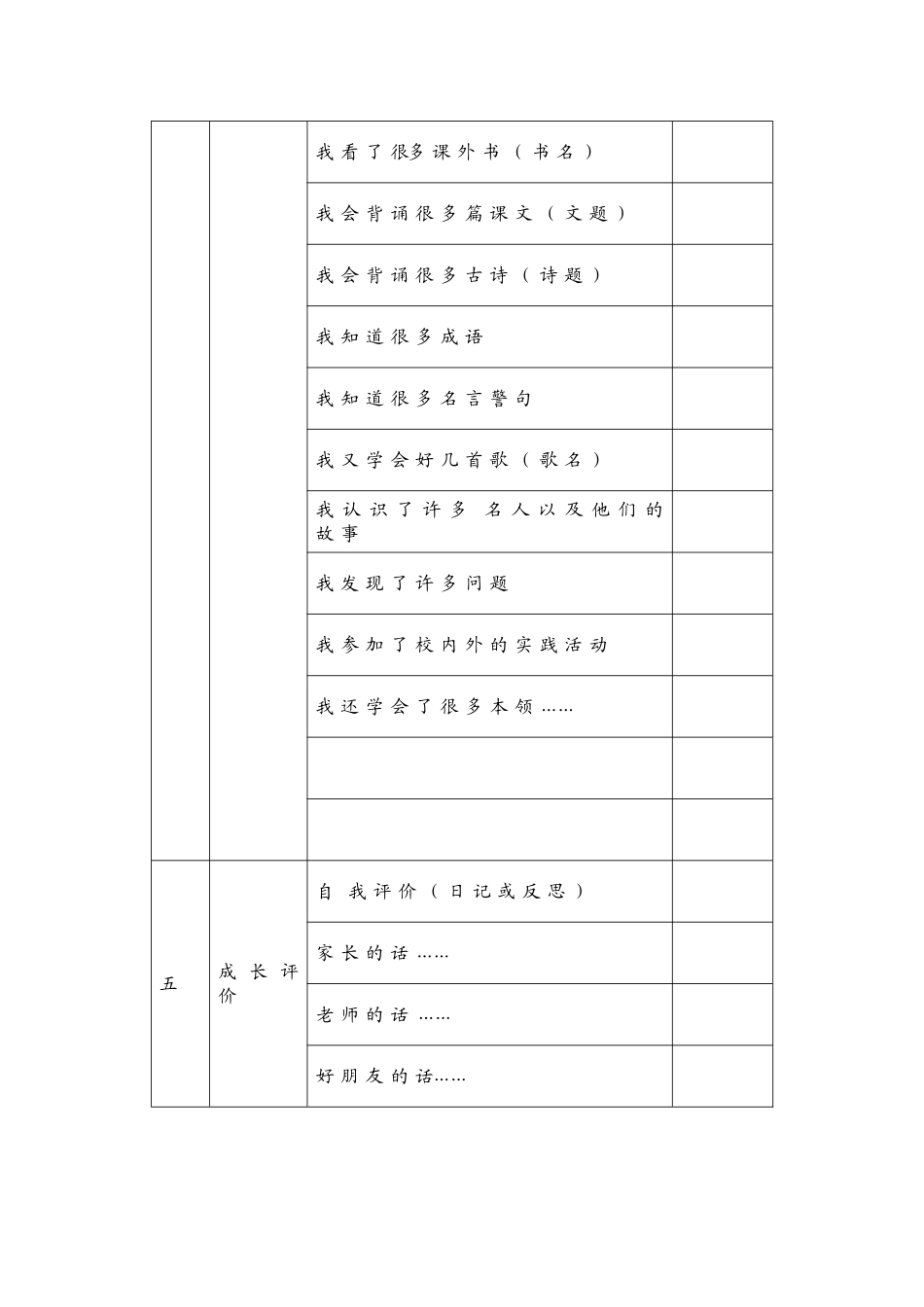 小学生健康成长表_第2页