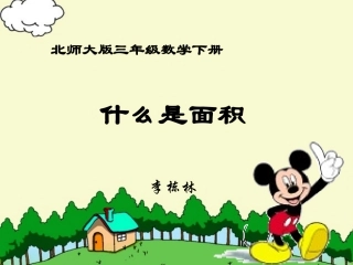 北师大版数学三年级下册《什么是面积》PPT课件之二