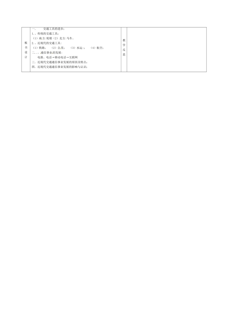 高中历史 第15课 交通和通信工具的进步导学案 新人教版必修2-新人教版高一必修2历史学案_第2页