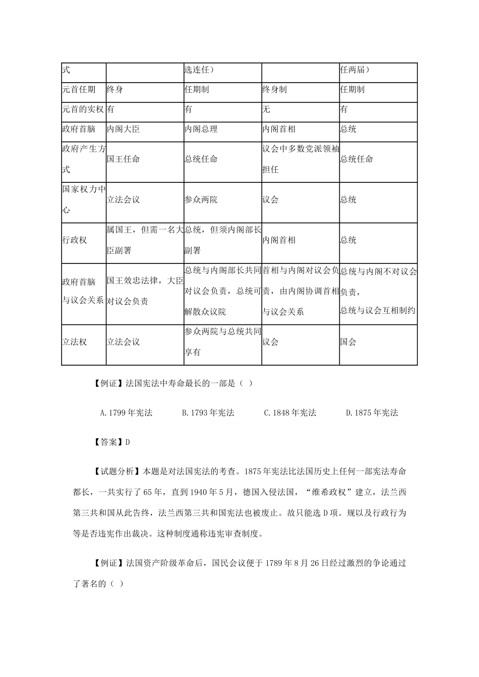 高中历史第9课 资本主义制度在欧洲大陆的扩展学案学案人教版必修1_第3页
