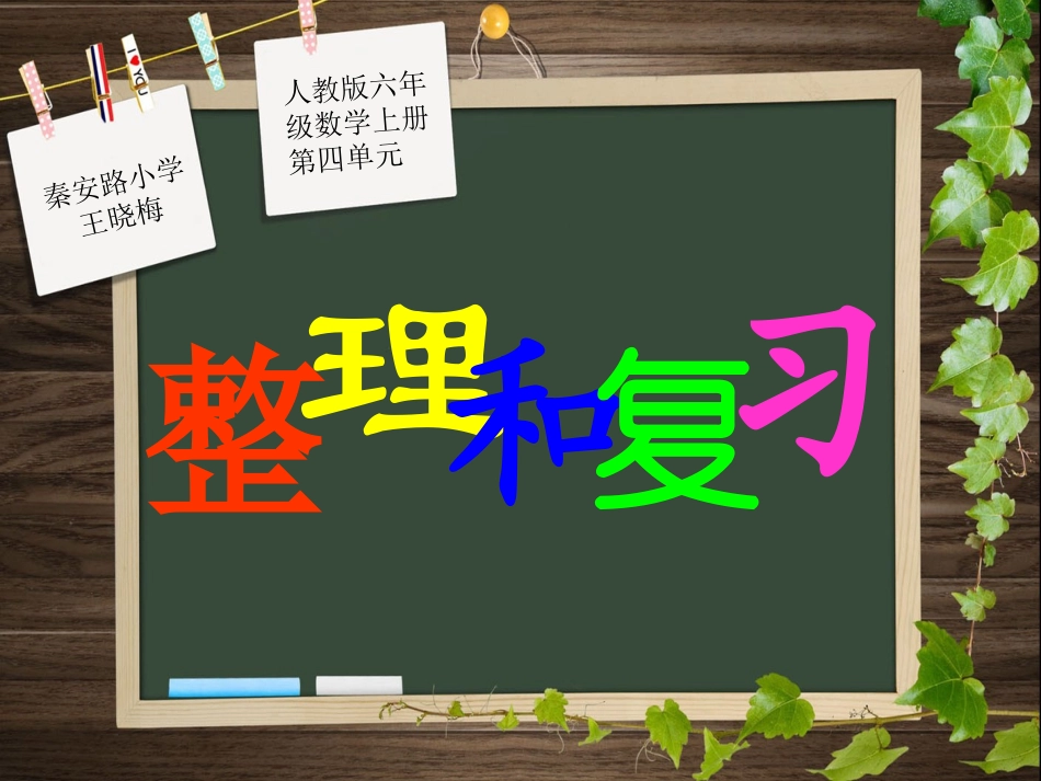 圆的整理和复习优秀课件_第1页