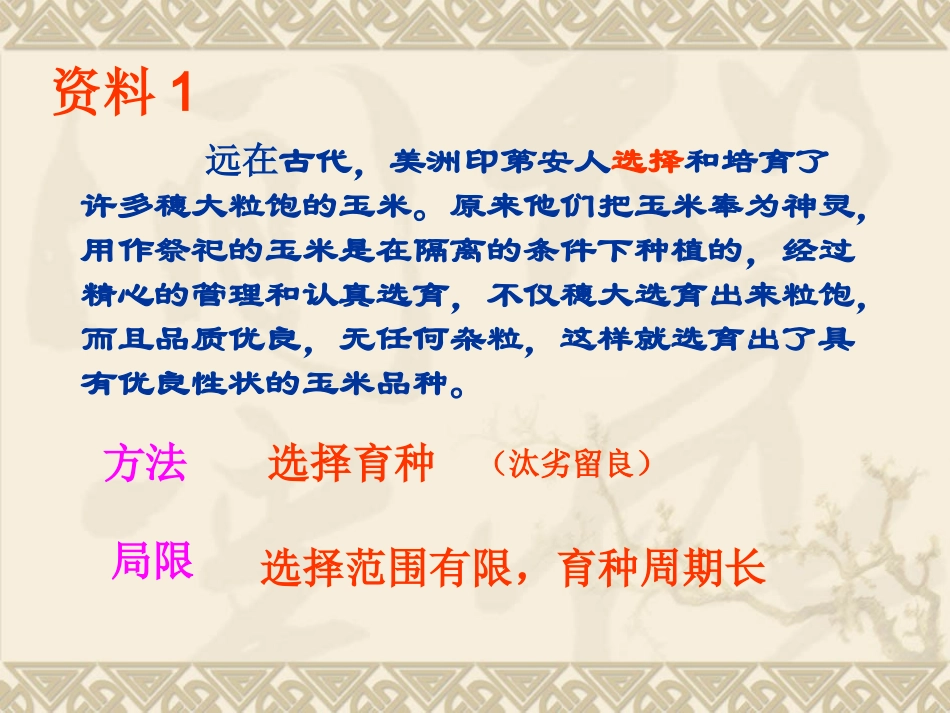 【生物】61杂交育种与诱变育种课件1（人教版必修2）_第2页