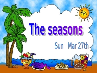 六年级英语Theseasons课件