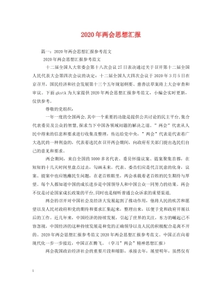 2024年两会思想汇报(3) 