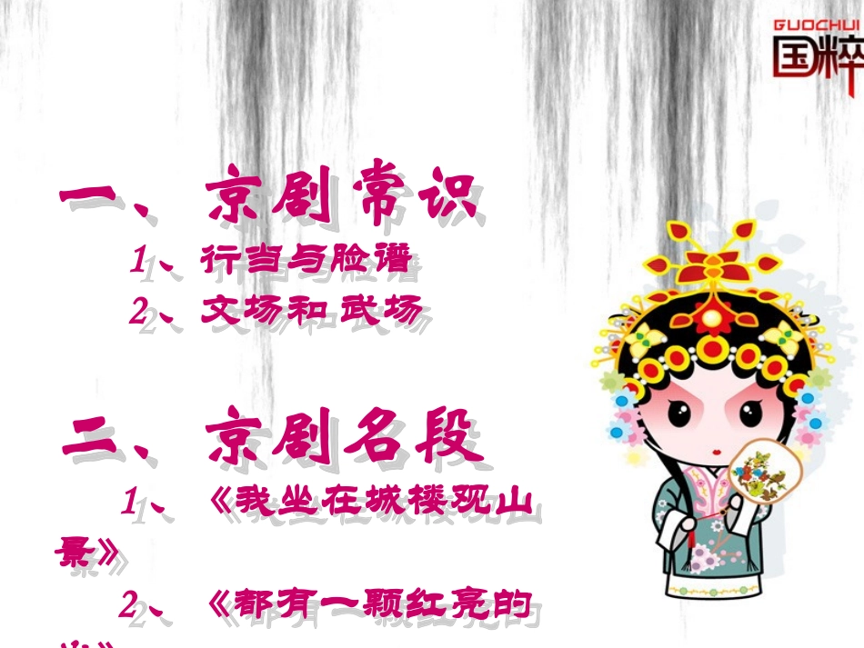 人教新课标音乐四年级下册《走进京剧大世界》PPT课件_第3页