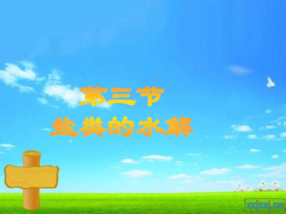 盐类水解课件新人教版选修_第1页