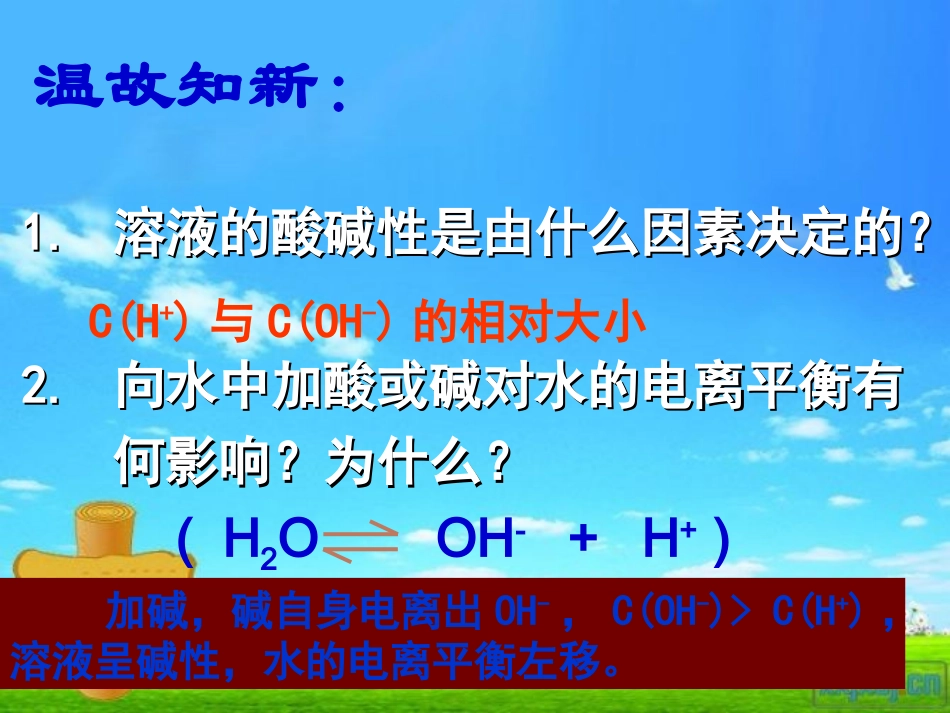 盐类水解课件新人教版选修_第2页