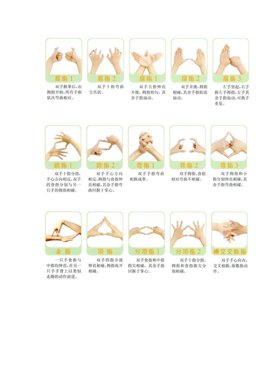 幼儿园手指韵律操-活动基本手型_第2页