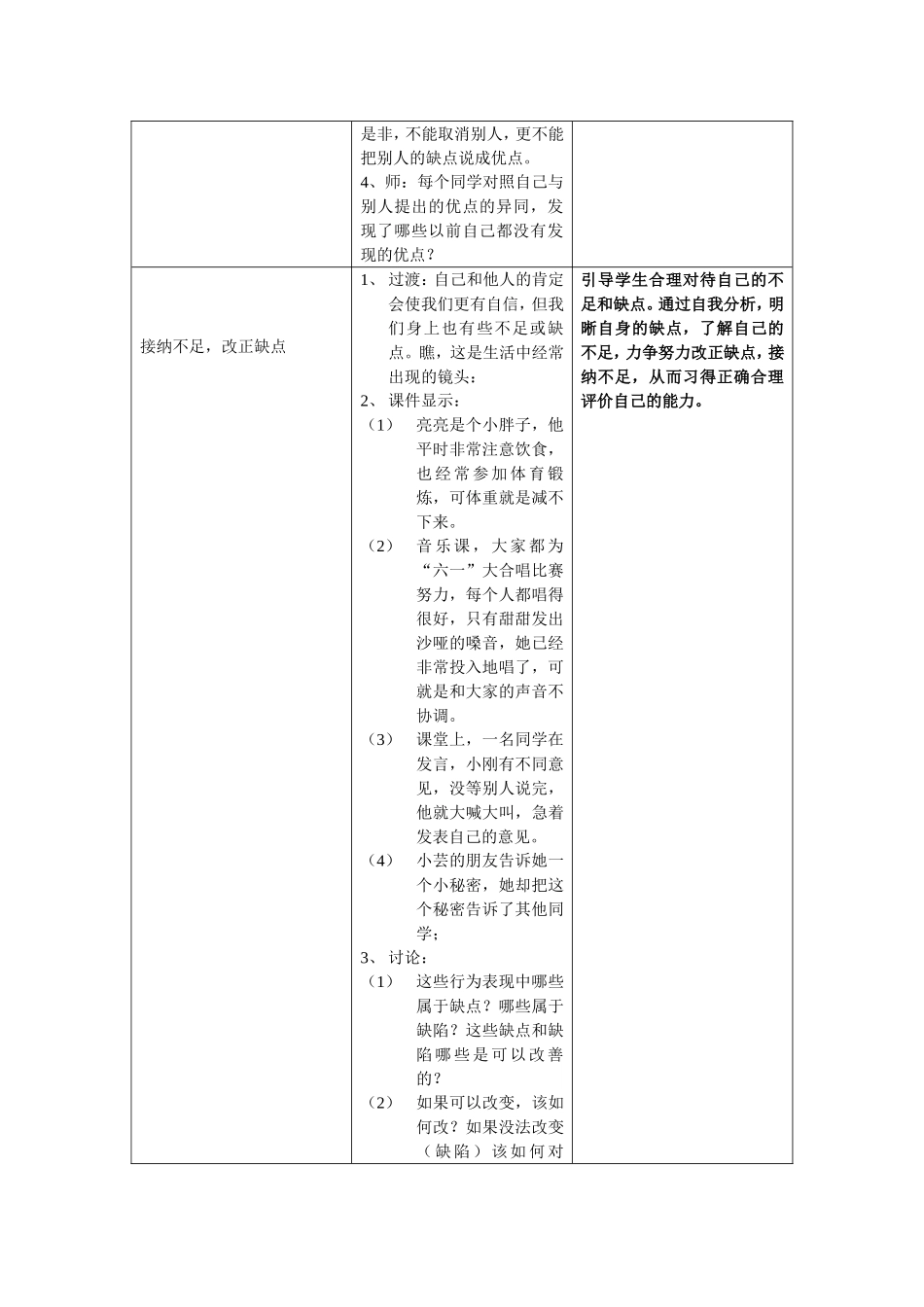 心理辅导课_每个人都有优缺点_第2页