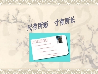 尺有所长寸有所短