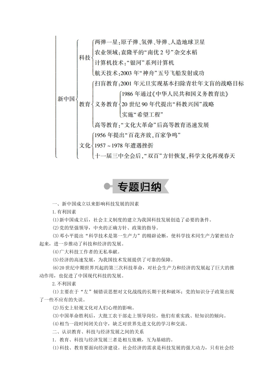 高中历史 第六单元 现代世界的科技与文化单元整合学案（含解析）岳麓版必修3-岳麓版高二必修3历史学案_第2页