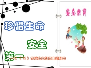 《学校安全教育》课件
