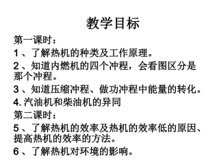 初三物理《热机》PPT课件