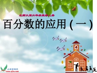 百分数应用（一）
