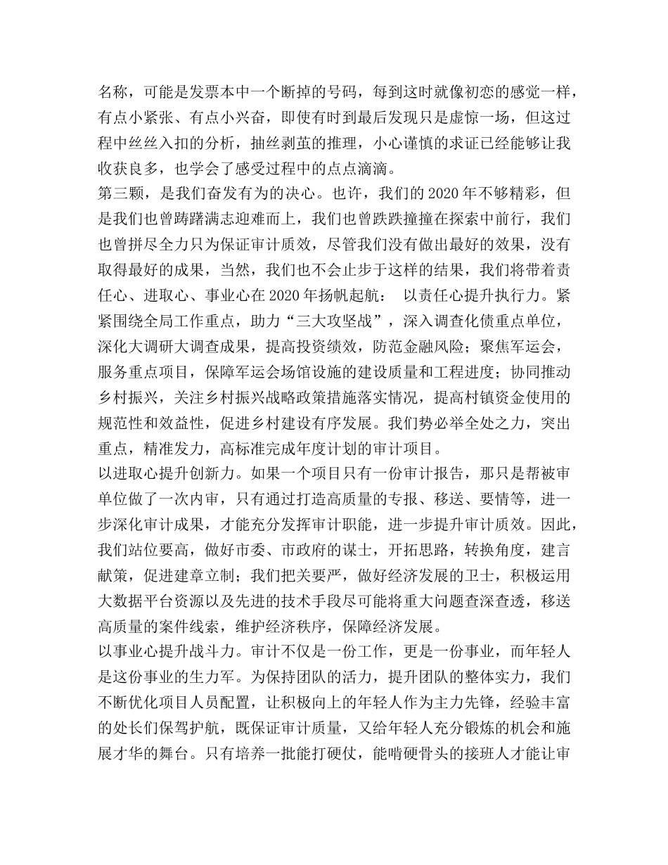 [审计人工作感悟汇编]感悟审计 _第2页