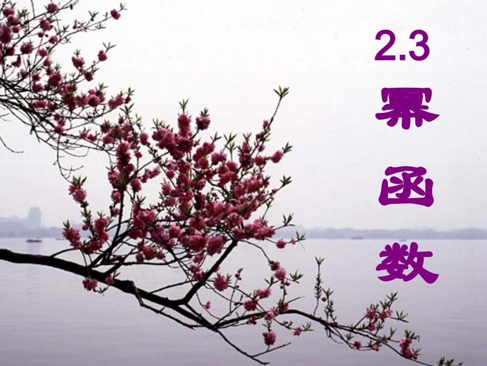 数学：2[1]3《幂函数》课件(新人教版必修1)_第1页