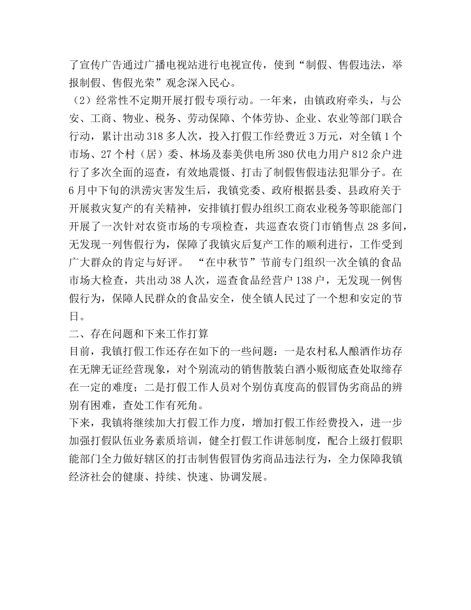 2024年打假工作情况汇报 (000002)_第2页