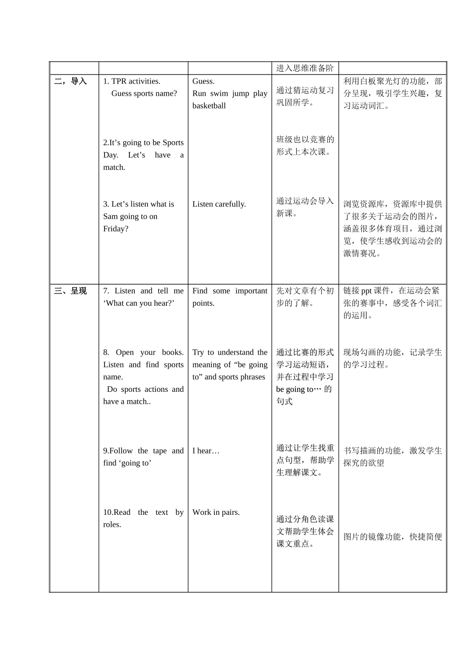 电子白板教学设计--景蕾_第2页