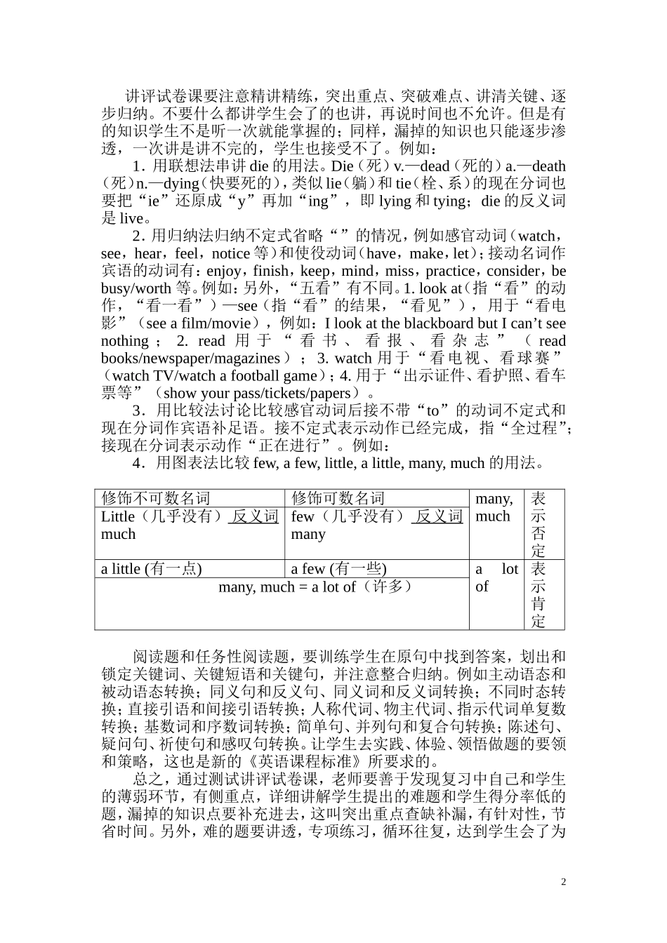 提高英语复习中讲评试卷课的有效性_第2页