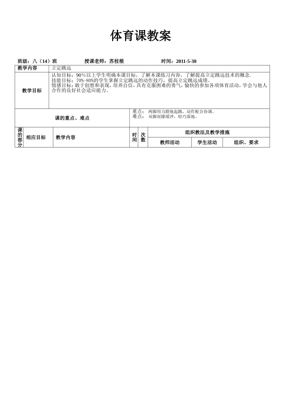 立定跳远公开课教案_第1页
