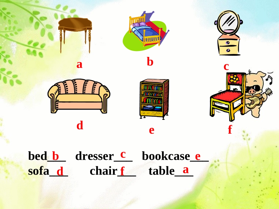 2015新目标英语七年级上册Unit+4+wheres+my+schoolbag+Section+A-1（共30张PPT）_第3页