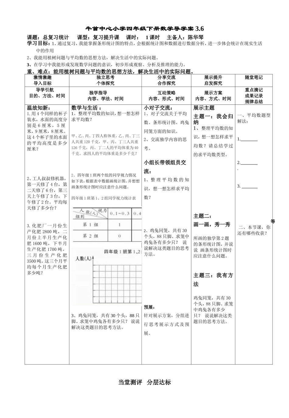 陈华琴四下总复习第4课时_第1页