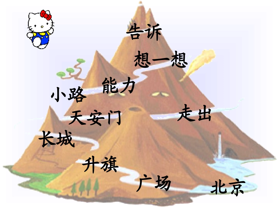 人教版小学语文一年级上册我多想去看看PPT课件_第3页