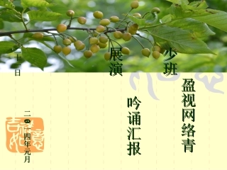 精华群吟诵展示