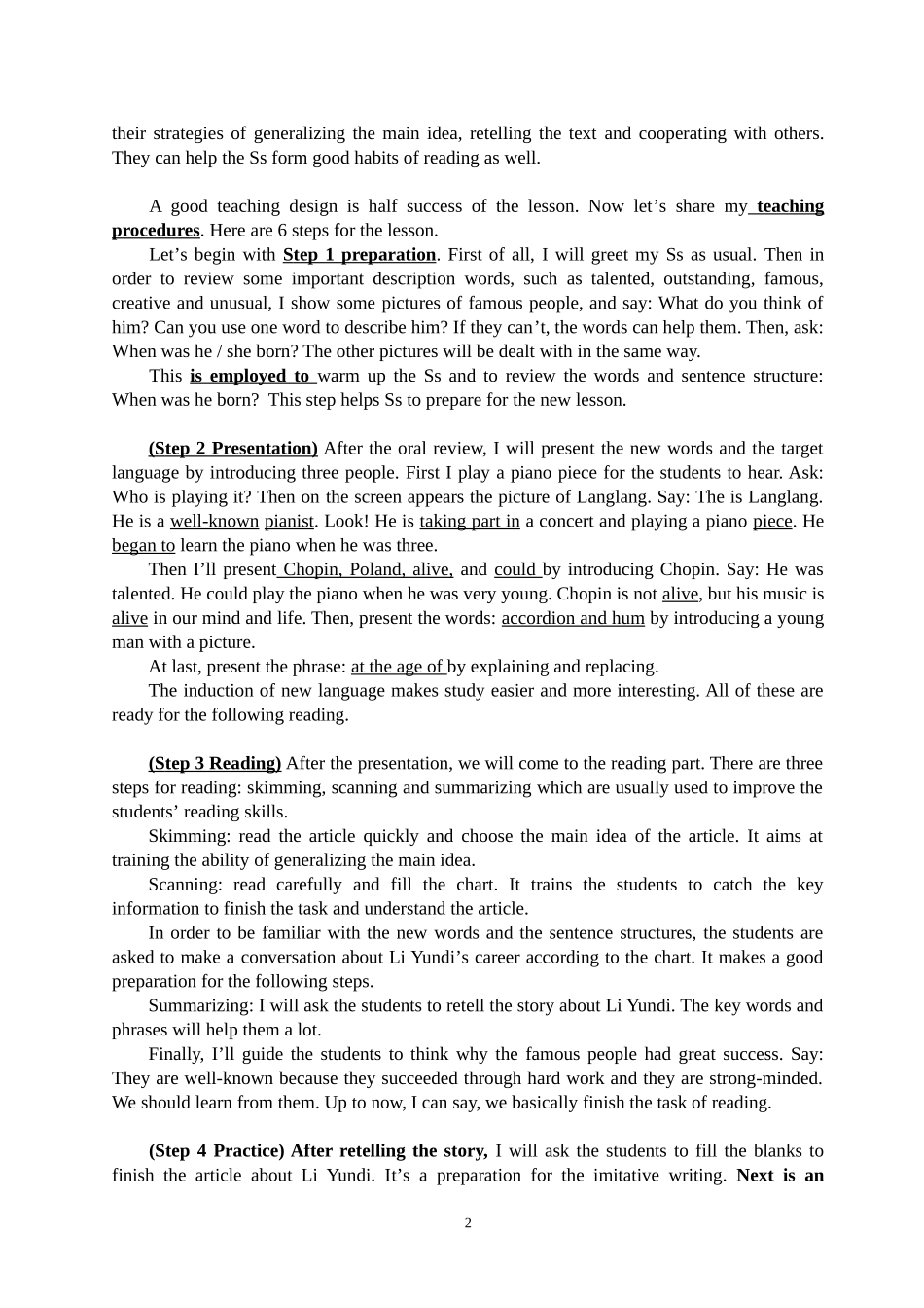 八年级unit9说课稿_第2页