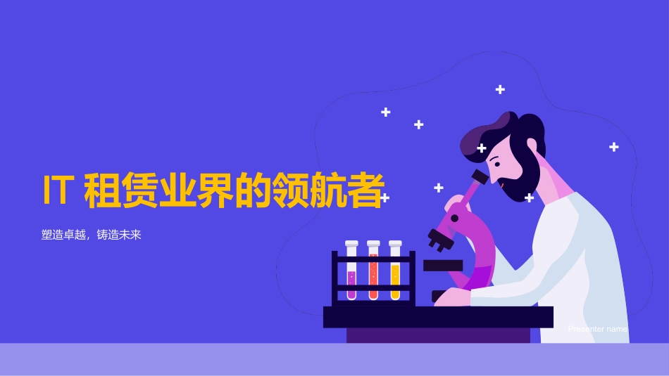 IT租赁业界的领航者-塑造卓越，铸造未来_第1页