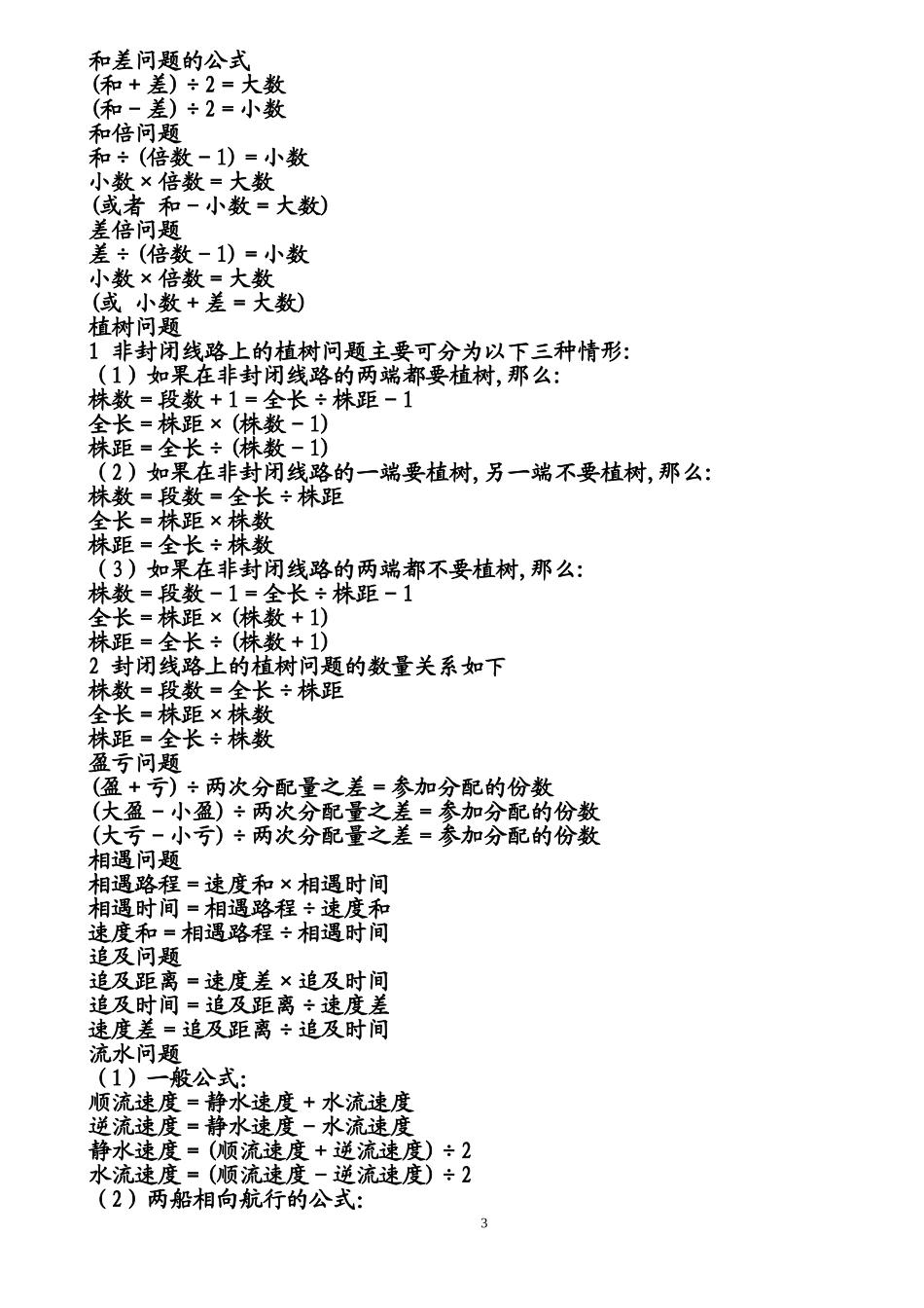 小学数学公式大全 (2)_第3页