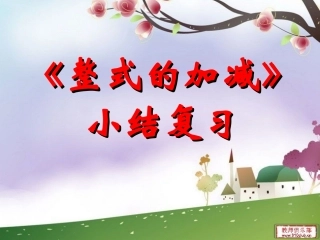 复习课(整式的加减中的易错题)
