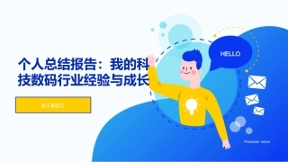个人总结报告：我的科技数码行业经验与成长-新入职员工