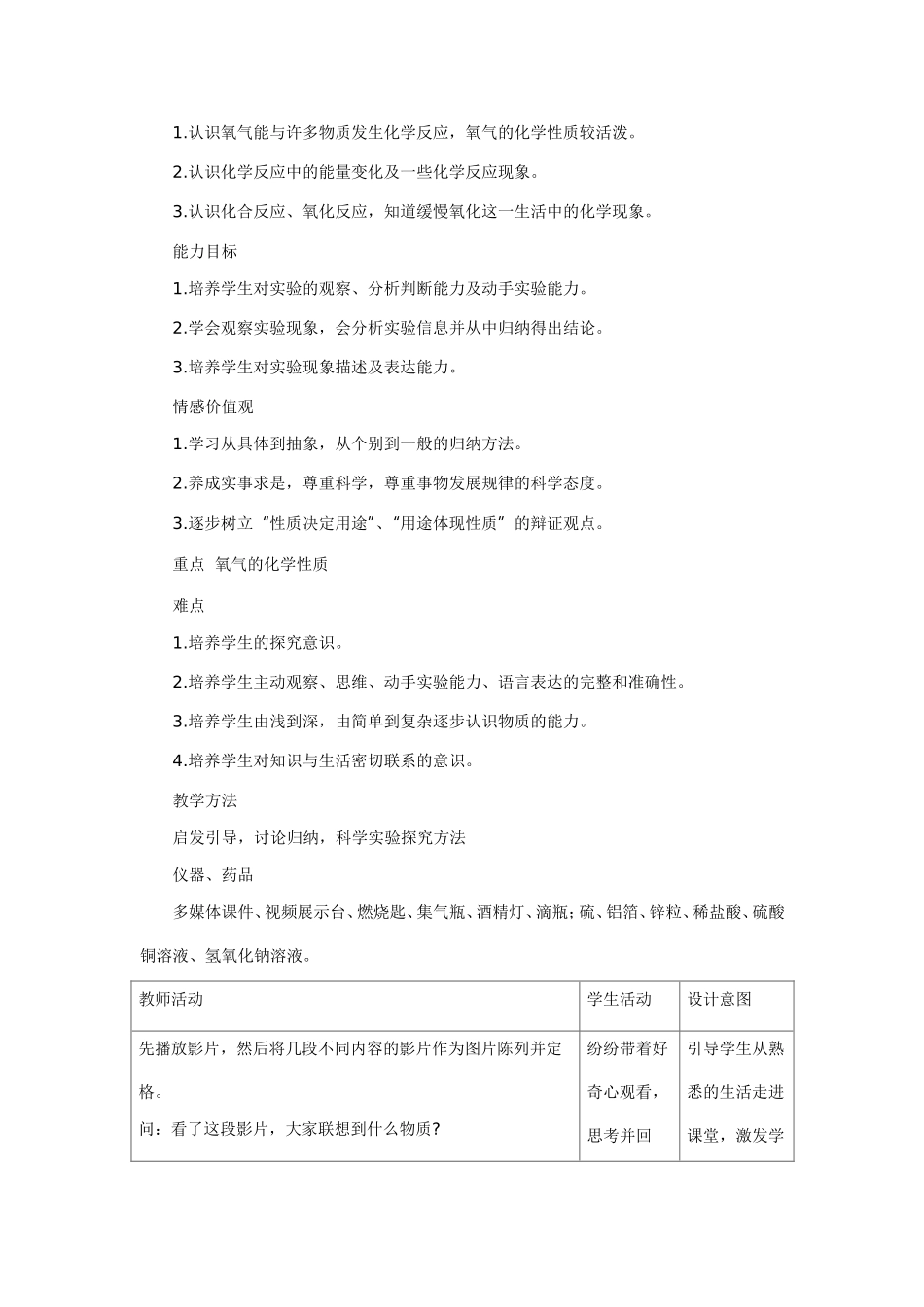 氧气的教学设计_第2页